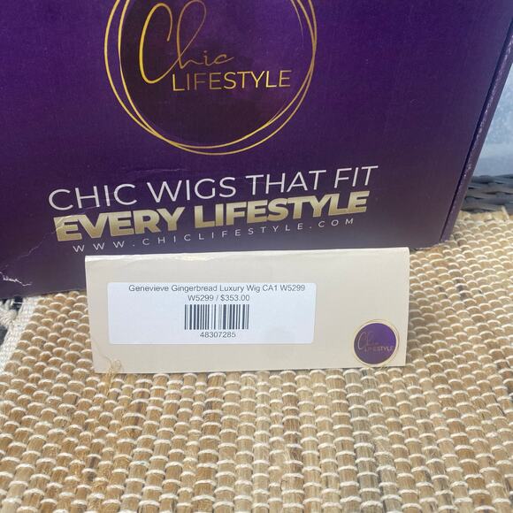 NEW Chic Lifestyle Genevieve Gingerbread Luxury Synthetic Wig CA1 W5299 - Picture 14 of 15